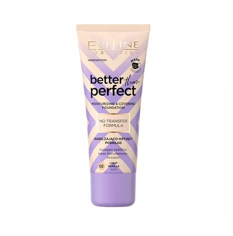 EVELINE Better Than Perfect Kryjący Podkład 02 Vanilla  30ml