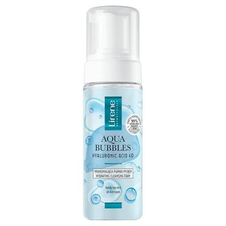 LIRENE Aqua Bubbles Hyaluronic Acid 4D Hydrating Facial Cleansing Foam 150ml