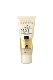 EVELINE Satin Matt Mattifying Foundation 102 Vanilla 30ml