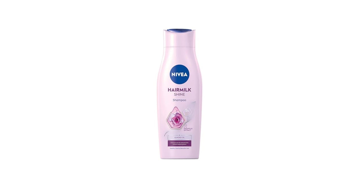 NIVEA - Shampoo Hairmilk Shine Almond Oil 400ml