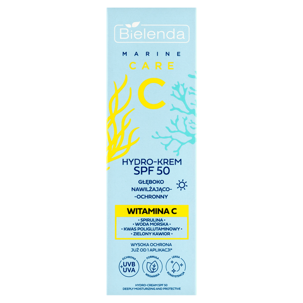 BIELENDA C Marine Care Moisturizing Hydro-Cream SPF 50 40ml