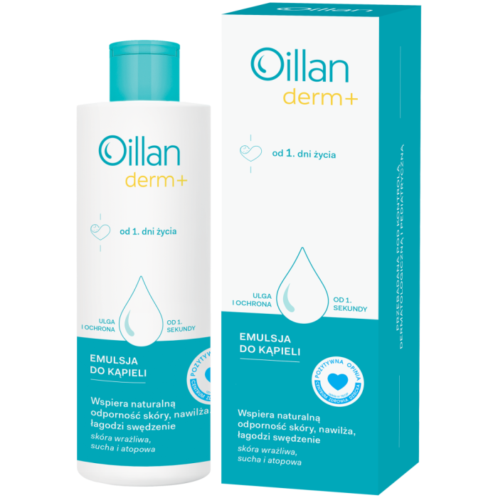 OILLAN DERM+ EMULSJA DO KĄPIELI 200 ML