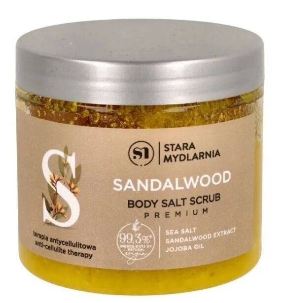 STARA MYDLARNIA-Sandalwood, Peeling Solny Do Ciała 280g