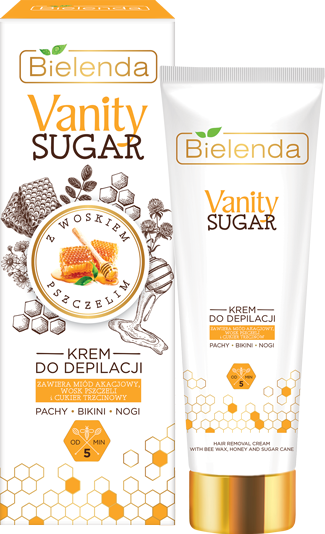 BIELENDA Vanity Sugar Hair Removal Cream with Beeswax 100ml