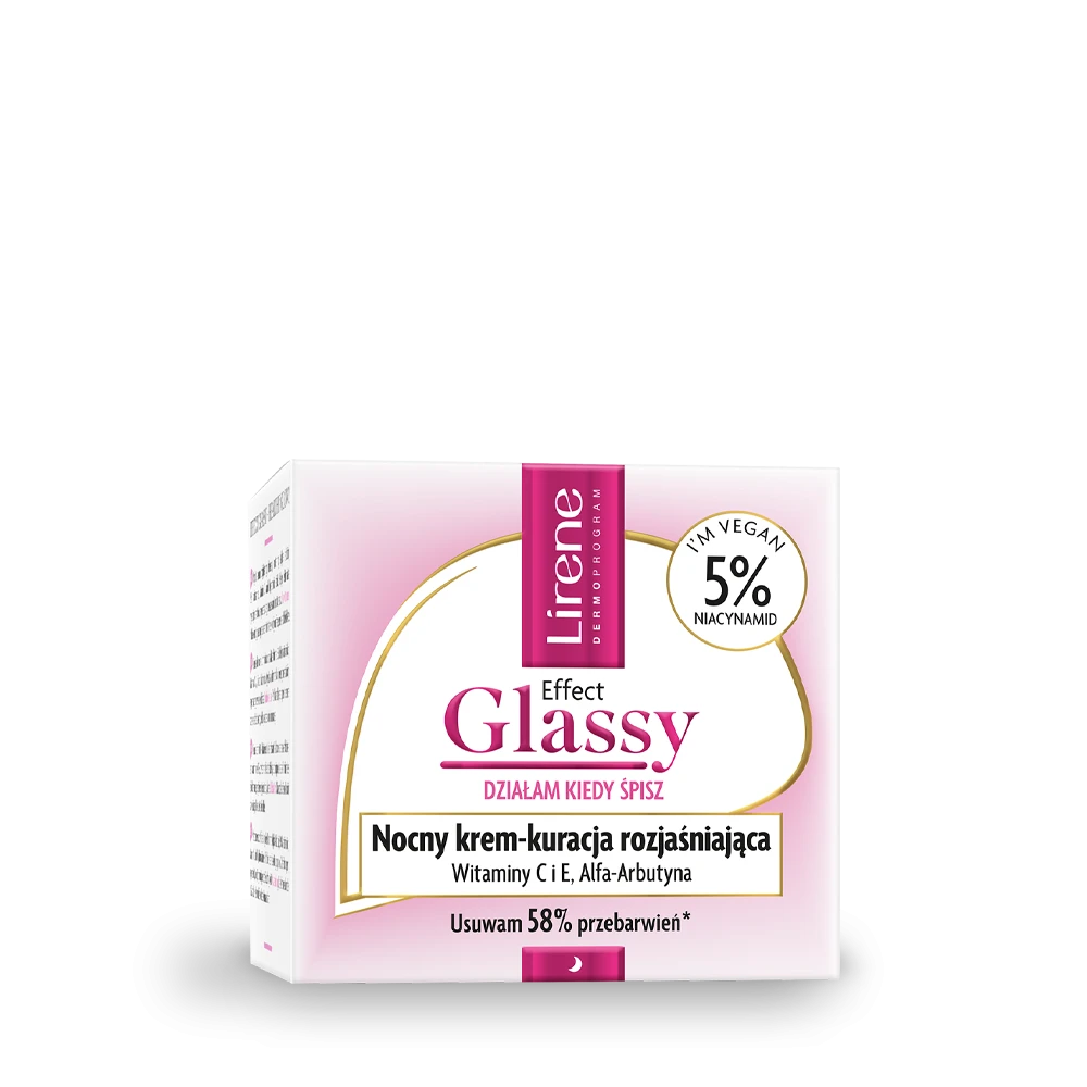LIRENE - Krem - Kuracja Effect Glassy Rozjasniajaca na Noc 50 ml