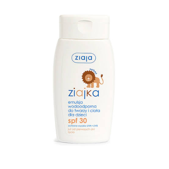 ZIAJA Ziajka SPF 30 Emulsja Wodoodporna Dla Dzieci 150ml
