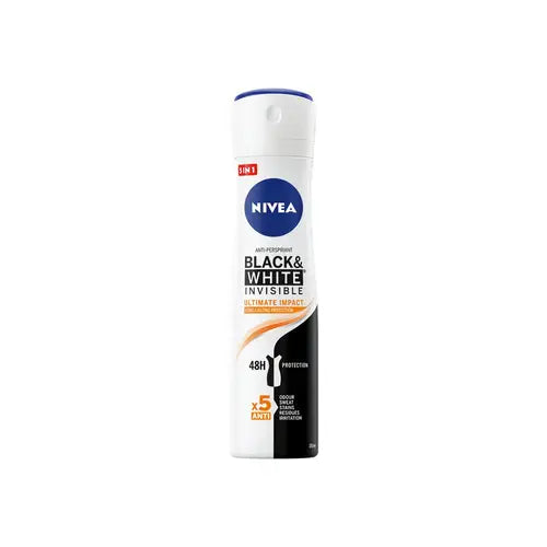 NIVEA Antyperspirant dla Kobiet Black&White Invisible Ultimate Impact 150 ml