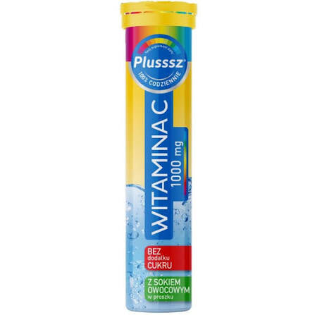 PLUSSSZ Vitamin C 1000mg 20 Tablets