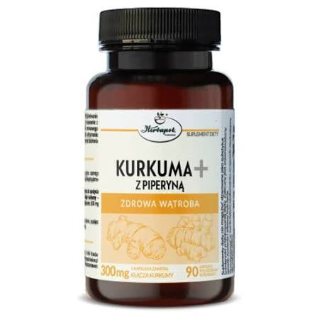 Turmeric with Piperine Healthy Liver 90 Capsules