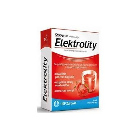 Elektrolity Stoperan 7 saszetek Smak Truskawkowy