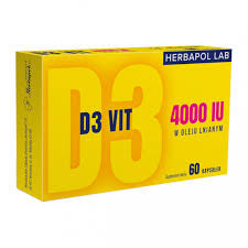 D3 VIT 4000 IU w oleju lnianym 60 kapsułek
