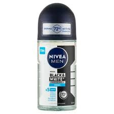 NIVEA MEN Black & White Fresh Antyperspirant Roll On Dla Mężczyzn 50 ml