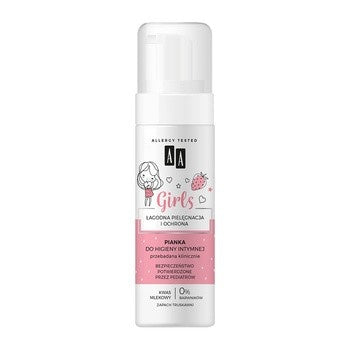 AA - Girls Lagodna Pianka Do Higieny Intymnej Zapach Truskawki 150 ml