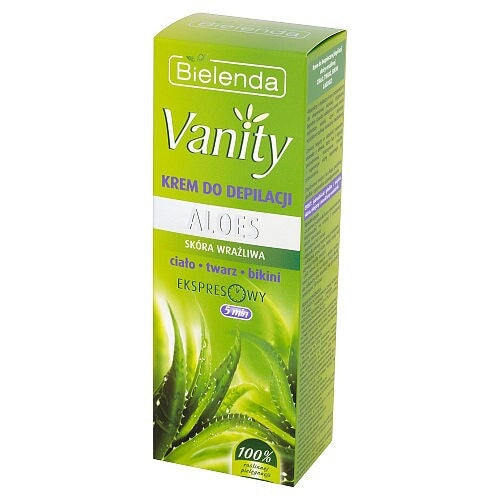 Vanity Krem do Depilacji Aloes Ciało/Twarz/Bikini 100ml