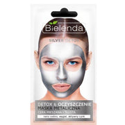 BIELENDA Silver Detox Maska Metaliczna Cera Mieszana i Tłusta 8g
