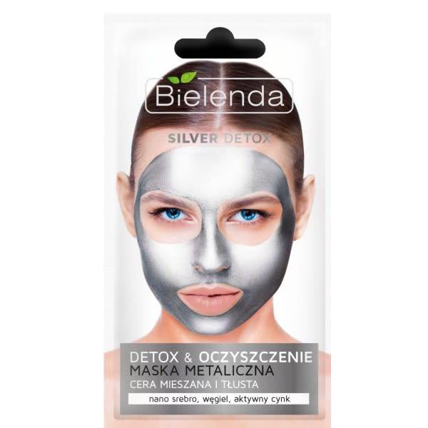 BIELENDA Silver Detox Metallic Mask for Combination and Oily Skin 8 g