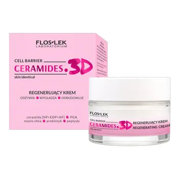 FLOSLEK Ceramides 3D Regenerating Nourishing Smoothing Rebuilding Cream 50ml