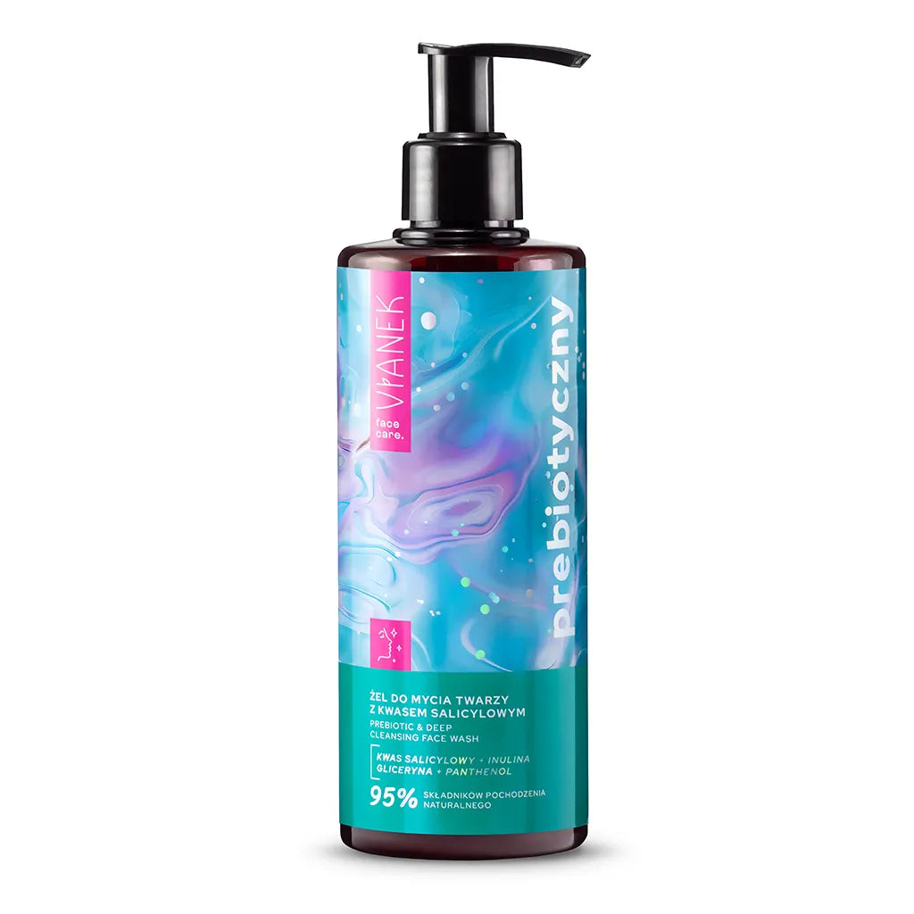 VIANEK Prebiotic Face Wash Gel with Salicylic Acid 300ml