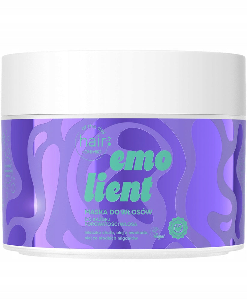 ONLYBIO Hair of The Day Maska Emolientowa do Włosów 280 ml