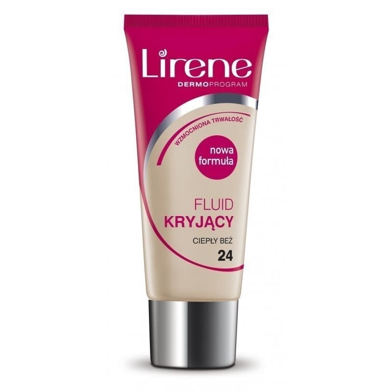 LIRENE Fluid Kryjący 24 Ciepły Beż 30ml