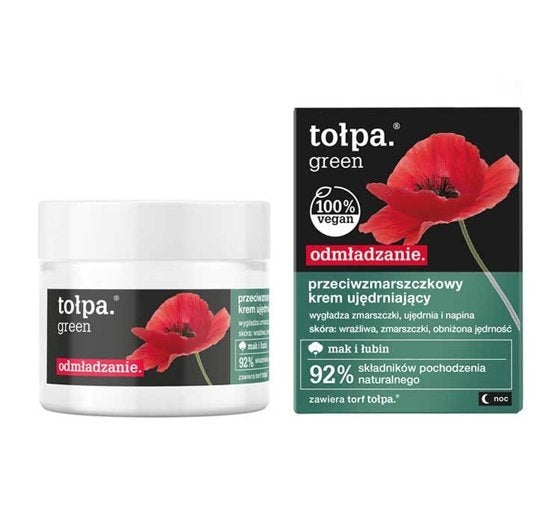 TOŁPA Green Rejuvenation Firming Anti-Wrinkle Night Cream 50ml