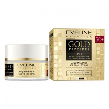 EVELINE Gold Peptides 50+ Liftingujący Krem Ujędrniający 50ml