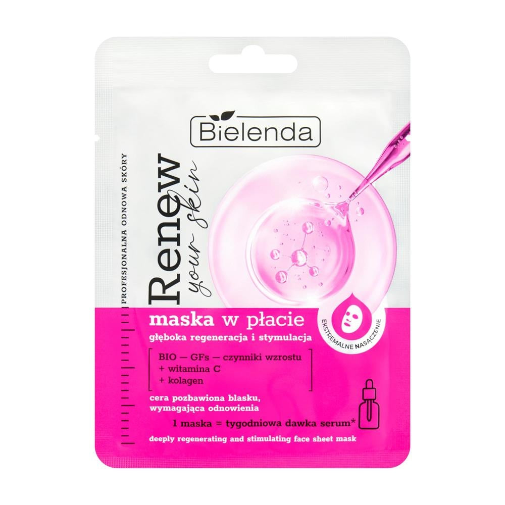 BIELENDA Renew Your Skin Deep Regeneration Sheet Mask 17g