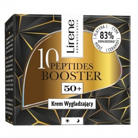 LIRENE -  10 Peptides Booster Krem Wygładzający 50+ 50ml