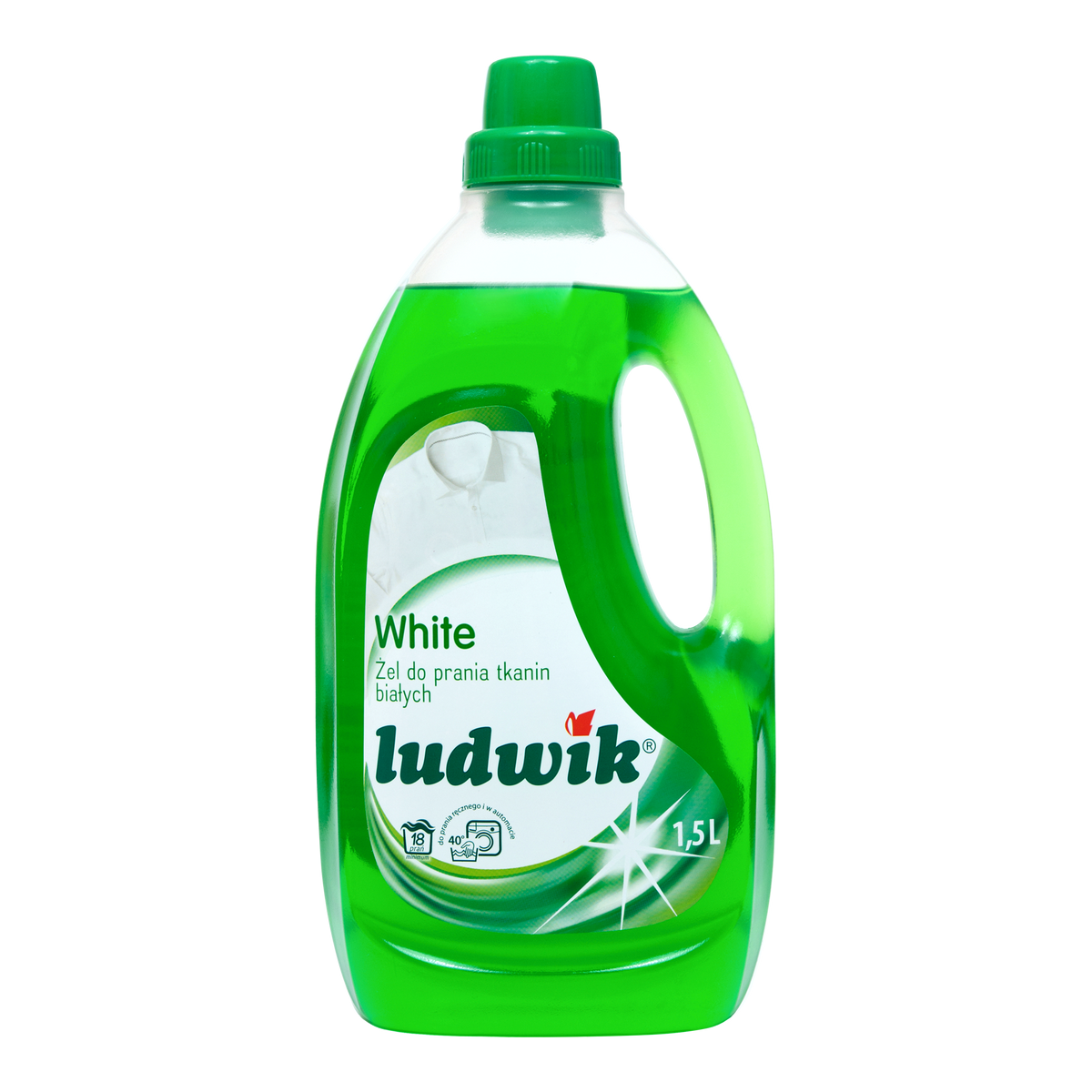 LUDWIK WHITE Zel Do Prania Tkanin bialych 1,5L