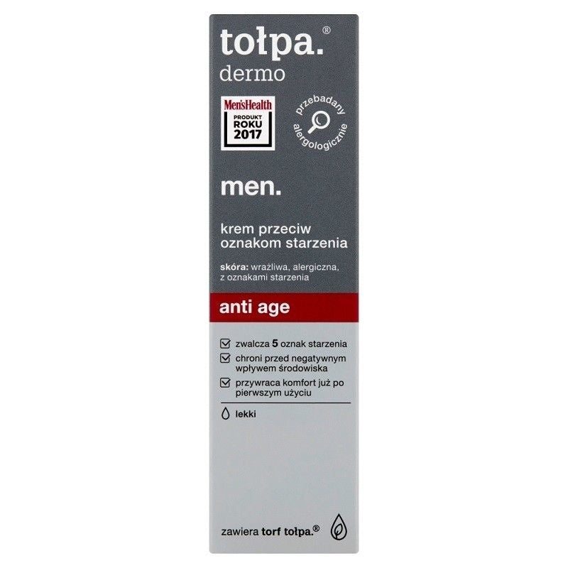 TOŁPA Dermo Men Anti Age Cream Against Signs of Aging 40 ml