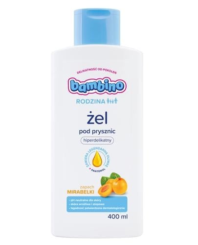 Bambino Rodzina  Żel pod Prysznic Zapach Mirabelki 400ml