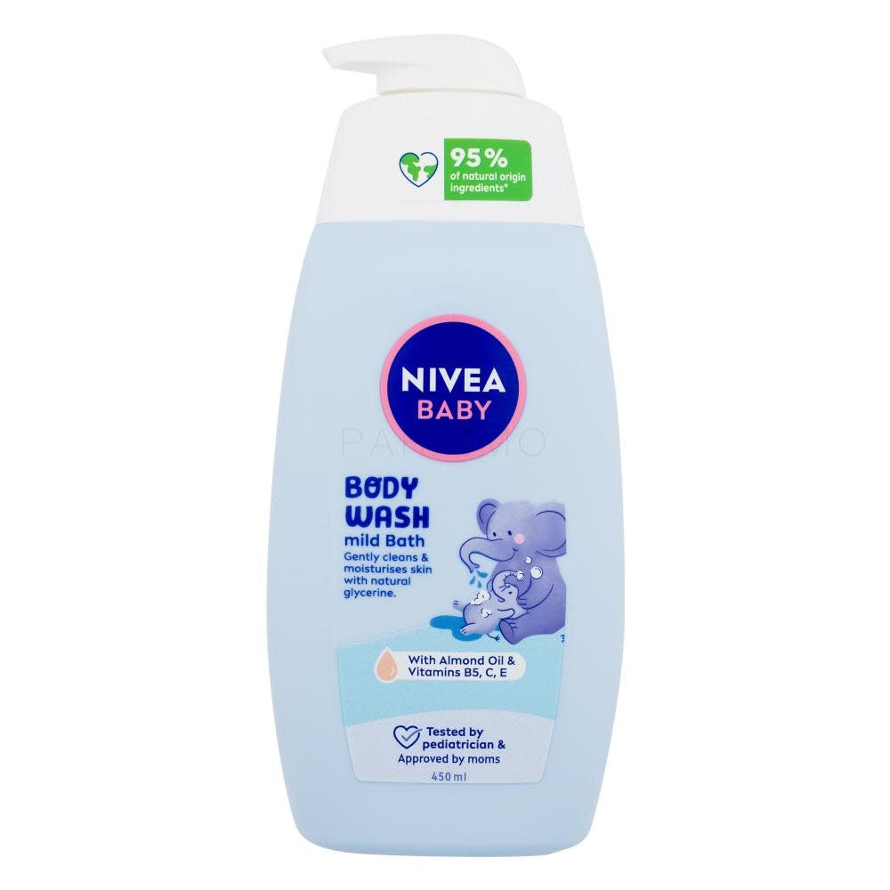 NIVEA BABY - Body Wash Almond Oil, Vit.B5, C, E 450 ml