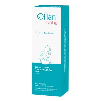 OILLAN BABY ŻEL DO MYCIA CIAŁA I WŁOSÓW 3W1 200 ML