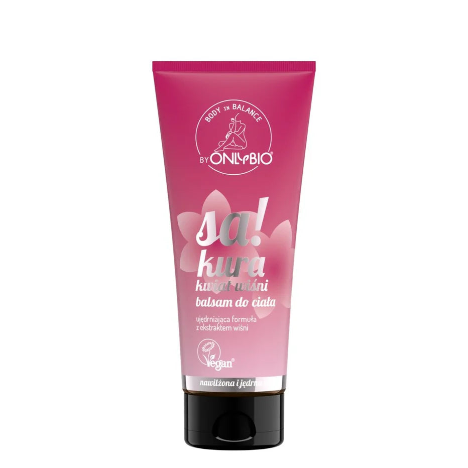 ONLYBIO Balsam do Ciała Sakura Kwiat Wiśni 200 ml