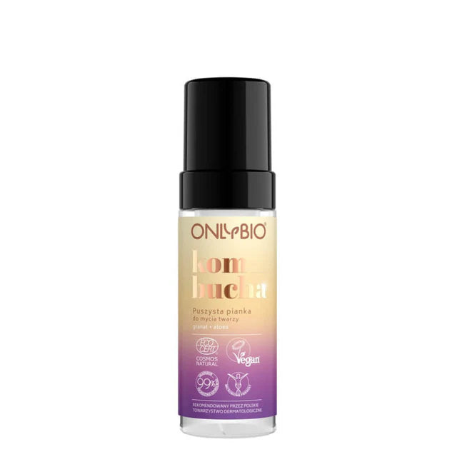ONLYBIO Kombucha Puszysta Pianka do Mycia Twarzy 150 ml