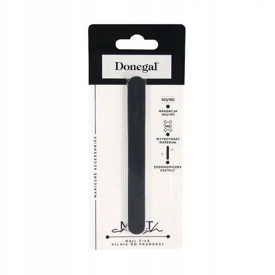 DONEGAL Pilnik do paznokci BLACK MATT