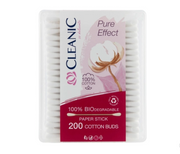 CLEANIC Pure Effect Cotton Swabs 200 Count