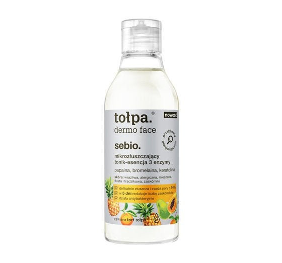 TOŁPA Sebio Mikrozłuszczający Tonik-Esencja 3 Enzymy 200 ml
