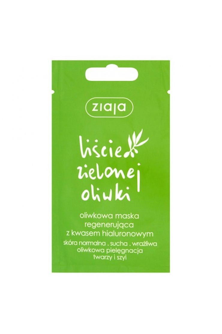 ZIAJA Liście Zielonej Oliwki Maska Regenerująca 7ml