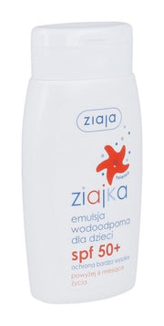 Ziajka SPF 50+ Emulsja Wodoodporna Dla Dzieci 125ml