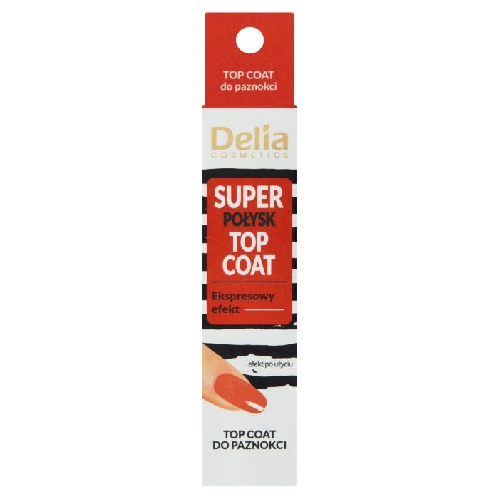 DELIA Top Coat Super Połysk 11ml