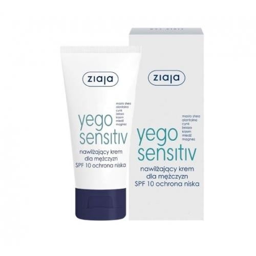 Yego Sensitiv  SPF10 Nawilżający Krem Dla Mężczyzn 50ml