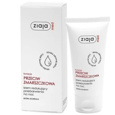 ZIAJA MED Zmarszczki Krem Redukujący Przebarwienia Na Noc 50ml
