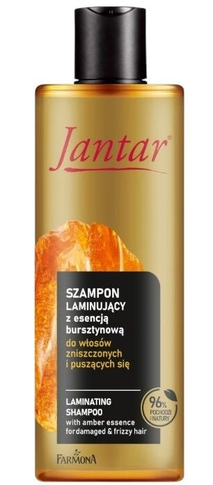 JANTAR Laminating Shampoo for Damaged, Frizzy Hair 300ml